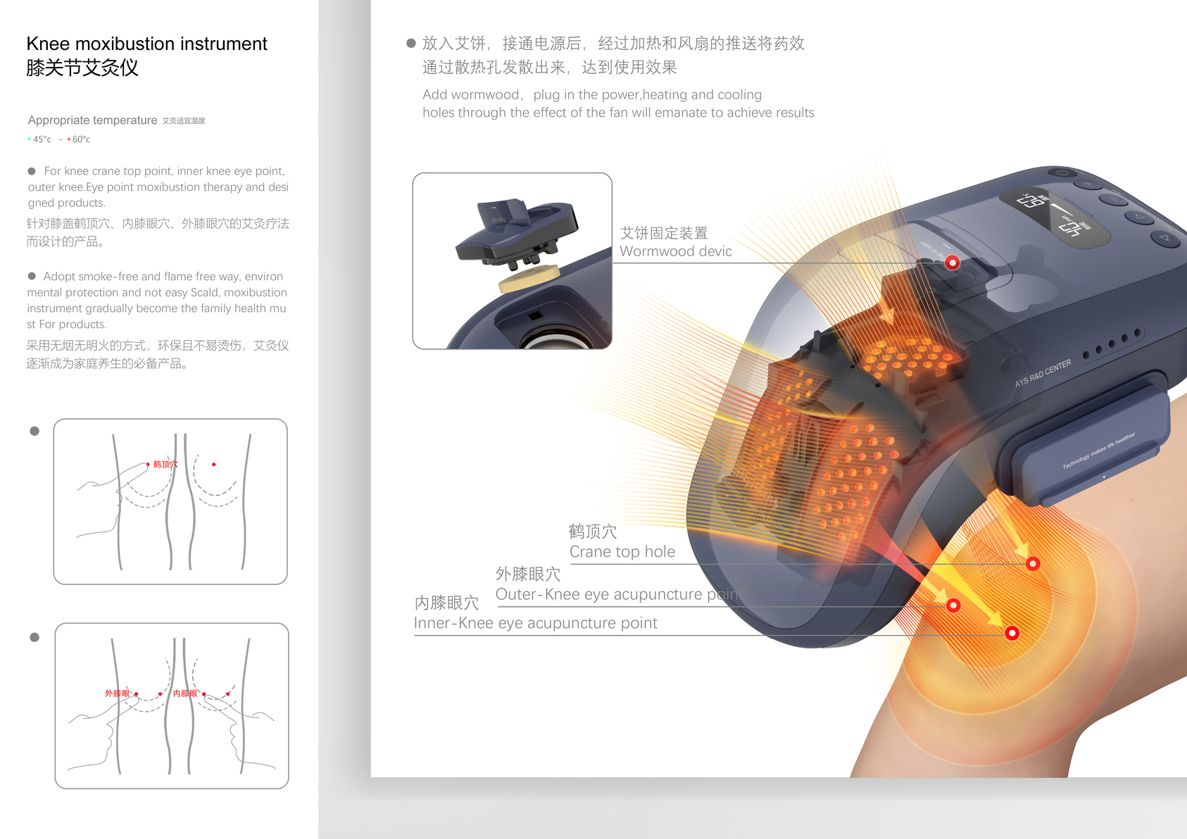 Knee moxibustion instrument-1