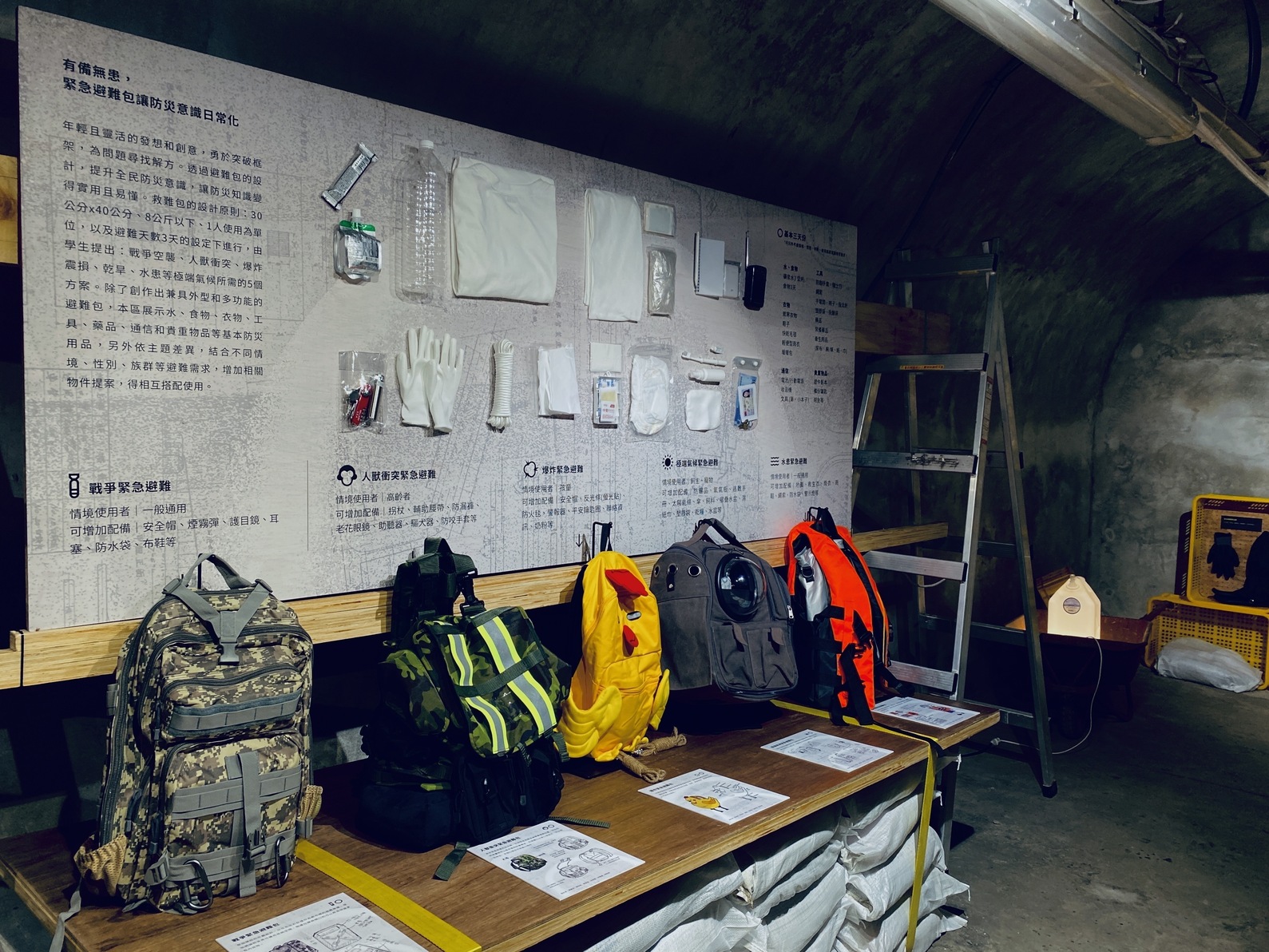 Deploy in Shoushan: Exhibition in Sizihwan Bay Tunnel-5