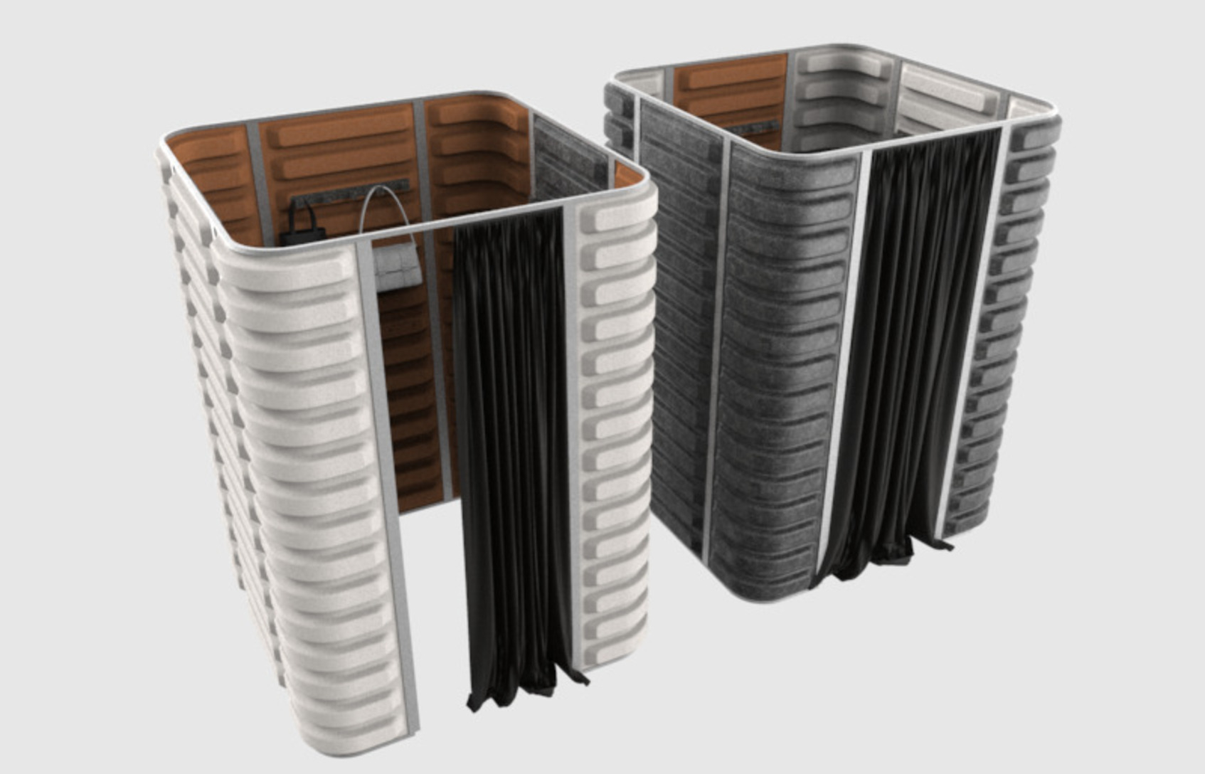 紡織品循環再生 - 模組式辦公空間隔板系統-2