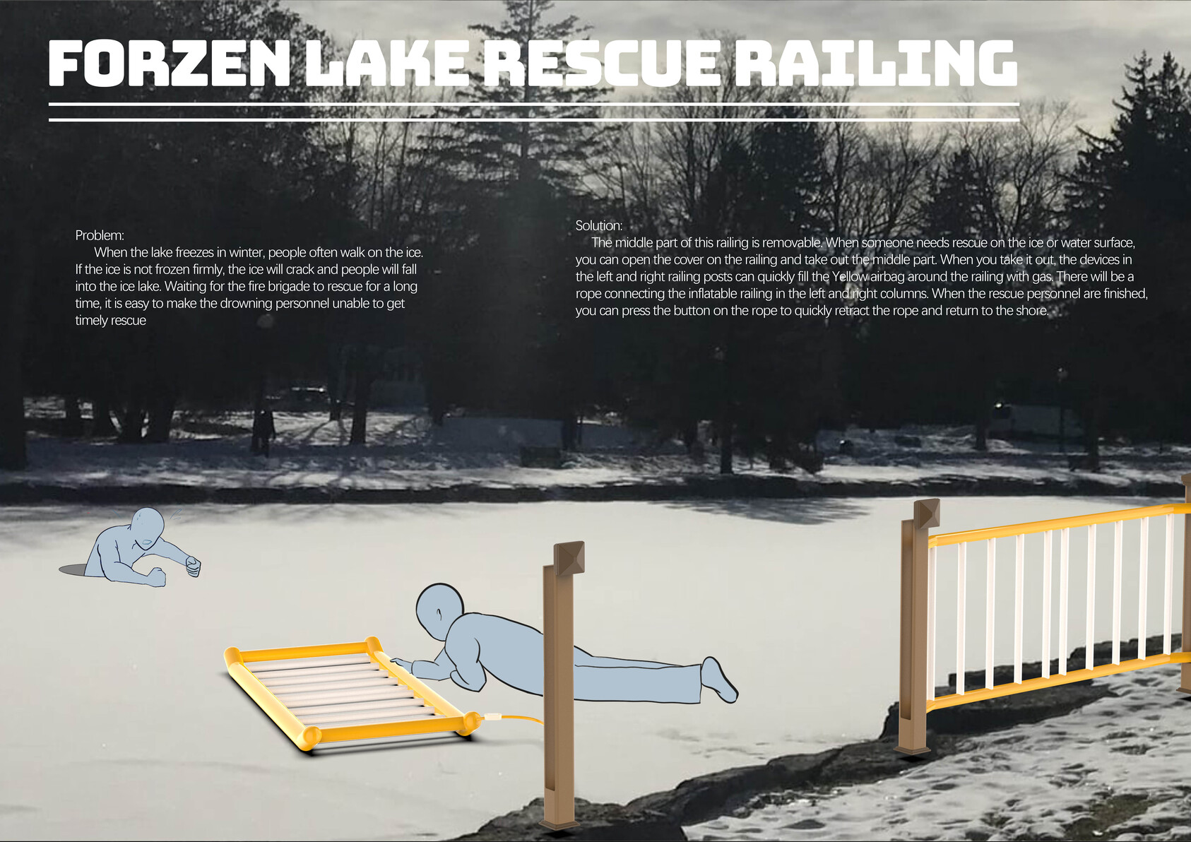 Frozen Lake Rescue Railing-2