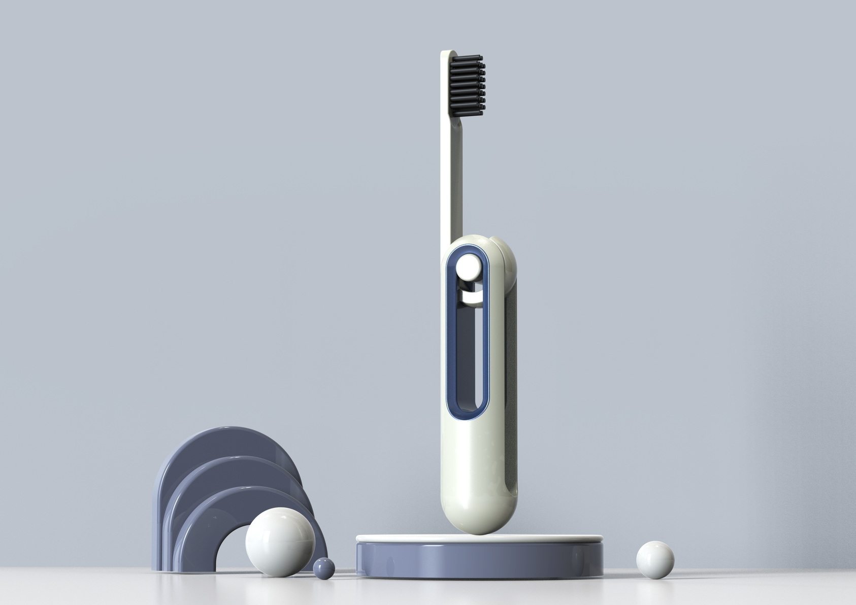 Folding sterilization toothbrush-2