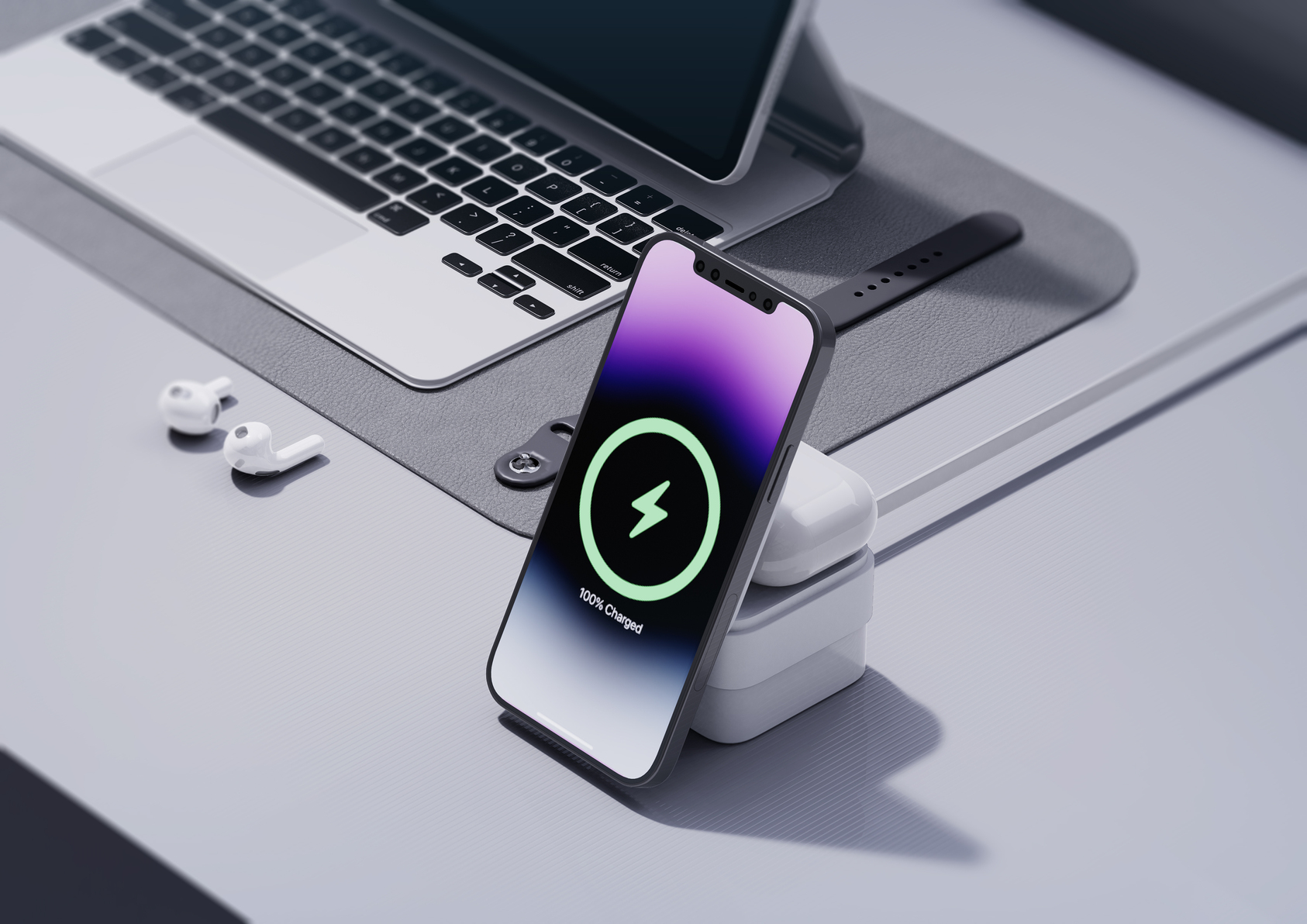 Baseus MagPro 2-in-1 Magnetic Wireless Charger 30W-4