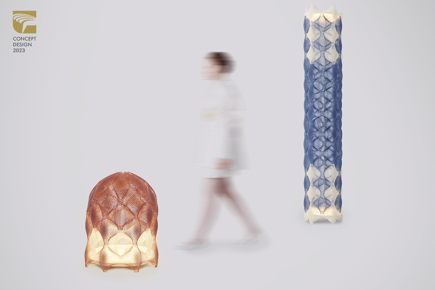 Prinx-3D Printed Modular Auxetic Structures Lamp